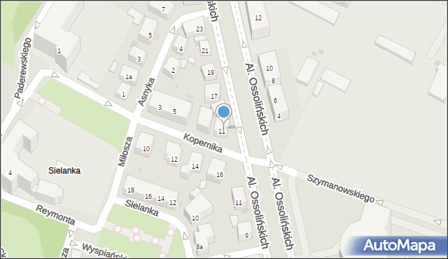 Bydgoszcz, Kopernika Mikołaja, 9, mapa Bydgoszczy