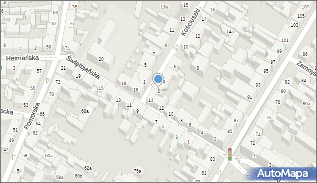 Bydgoszcz, Kościuszki Tadeusza, gen., 2, mapa Bydgoszczy