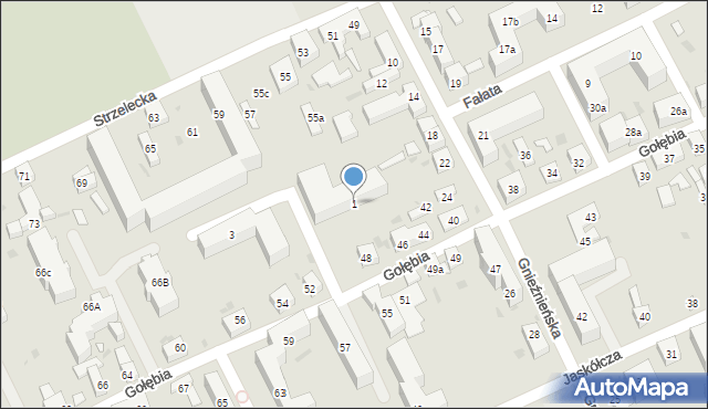 Bydgoszcz, Konopczyńskiego Jana, ks., 1, mapa Bydgoszczy