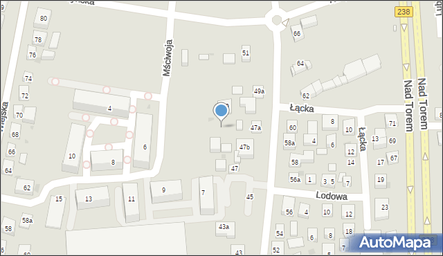 Bydgoszcz, Koronowska, 47f, mapa Bydgoszczy