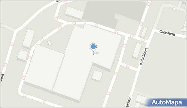 Bydgoszcz, Kobaltowa, 2, mapa Bydgoszczy