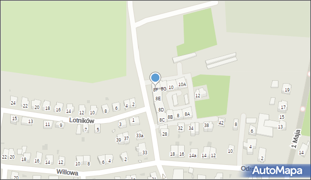 Bystrzyca Kłodzka, Konopnickiej Marii, 8F, mapa Bystrzyca Kłodzka