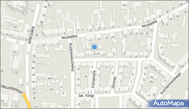 Bytom, Konopnickiej Marii, 3, mapa Bytomia