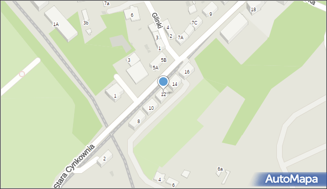 Bytom, Konstytucji, 12, mapa Bytomia