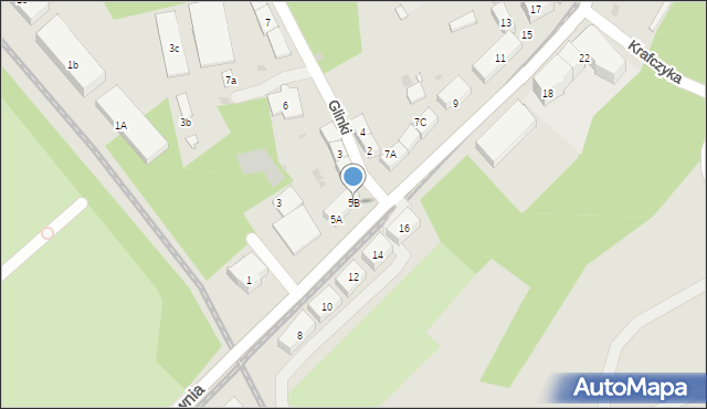 Bytom, Konstytucji, 5B, mapa Bytomia