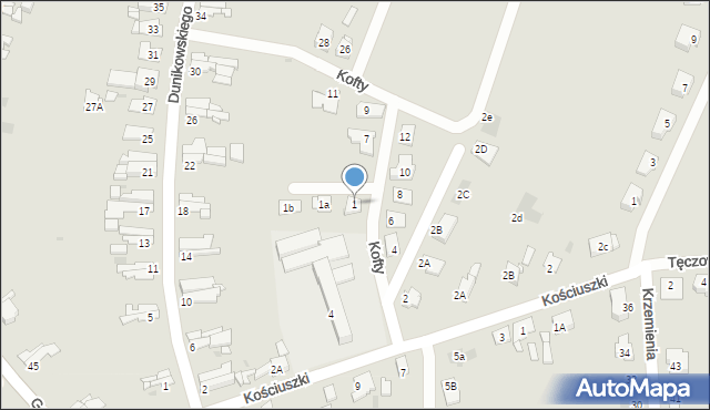 Bytom, Kofty Jonasza, 1, mapa Bytomia