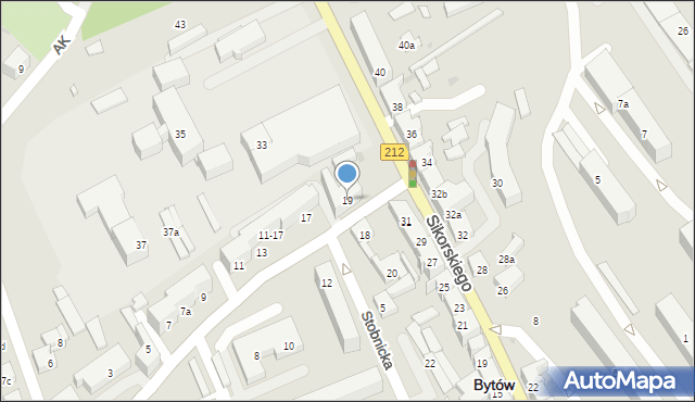 Bytów, Kochanowskiego Jana, 19, mapa Bytów