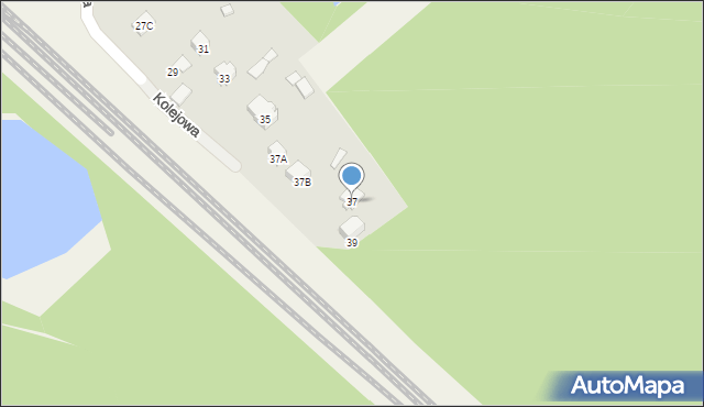 Celestynów, Kolejowa, 37, mapa Celestynów