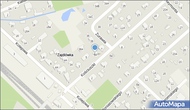 Celestynów, Kościuszki Tadeusza, gen., 5A, mapa Celestynów