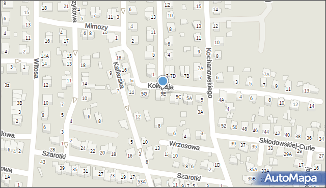 Chełm, Kochanowskiego Jana, 5E, mapa Chełma