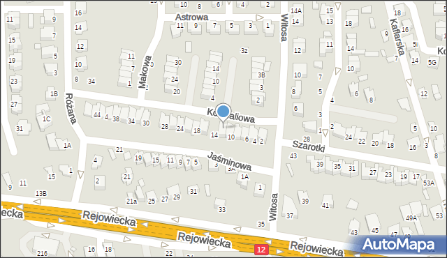 Chełm, Konwaliowa, 11, mapa Chełma