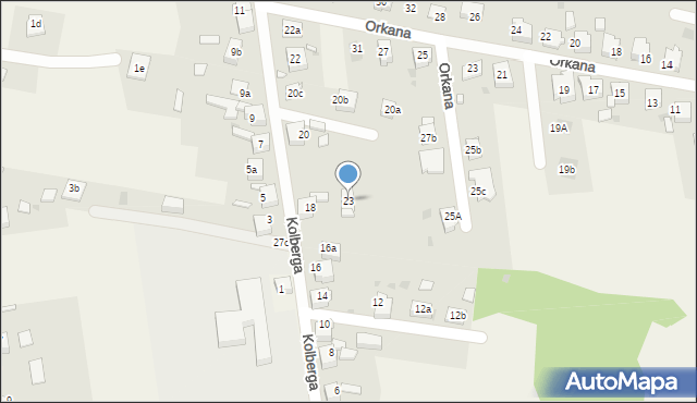 Chełm Śląski, Kolberga Oskara, 23, mapa Chełm Śląski