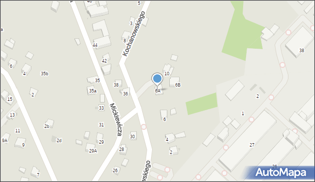 Chełmek, Kochanowskiego Jana, 6A, mapa Chełmek