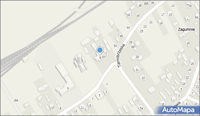 Chmielów, Kolejowa, 4, mapa Chmielów