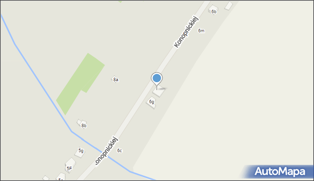 Chocz, Konopnickiej Marii, 6h, mapa Chocz