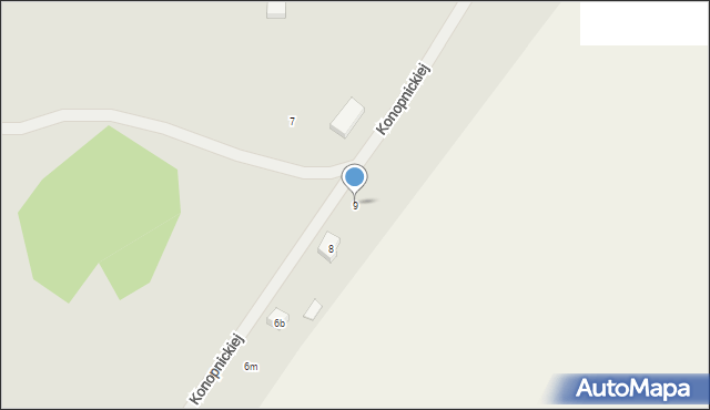 Chocz, Konopnickiej Marii, 9, mapa Chocz