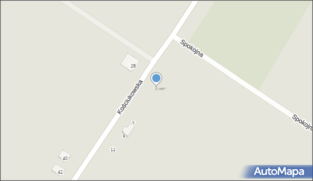 Choroszcz, Kościukowska, 5, mapa Choroszcz