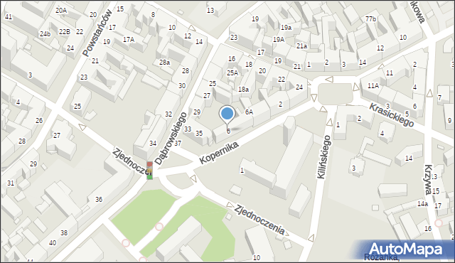 Chorzów, Kopernika Mikołaja, 6, mapa Chorzów