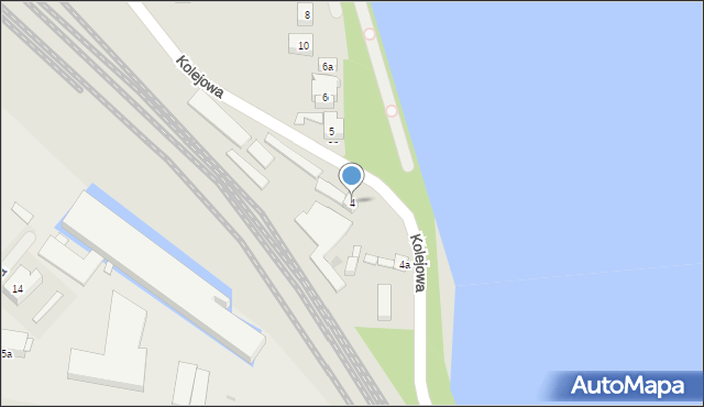 Choszczno, Kolejowa, 4, mapa Choszczno