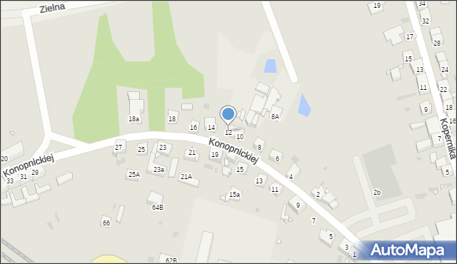 Choszczno, Konopnickiej Marii, 12, mapa Choszczno