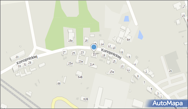 Choszczno, Konopnickiej Marii, 21, mapa Choszczno