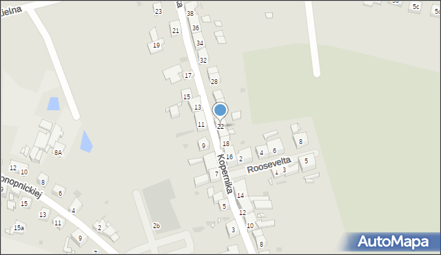 Choszczno, Kopernika Mikołaja, 22, mapa Choszczno