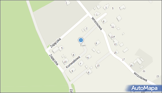 Chroboty, Konwaliowa, 6, mapa Chroboty