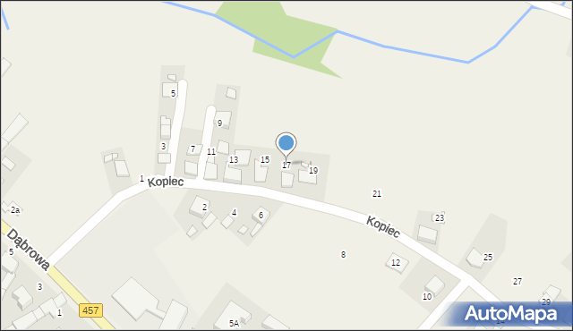 Chróścice, Kopiec, 17, mapa Chróścice