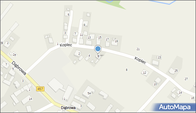 Chróścice, Kopiec, 6, mapa Chróścice