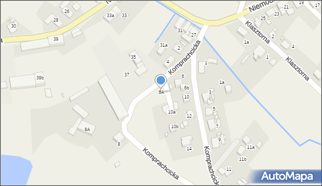 Chróścina, Komprachcicka, 6A, mapa Chróścina