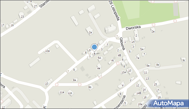 Chrzanów, Kościelna, 5, mapa Chrzanów