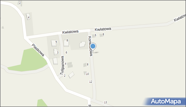 Chrząstawa Wielka, Konwaliowa, 3, mapa Chrząstawa Wielka