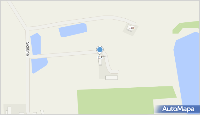 Chrzypsko Wielkie, Kolejowa, 11A, mapa Chrzypsko Wielkie