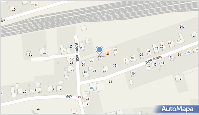 Chybie, Kopernika Mikołaja, 24, mapa Chybie