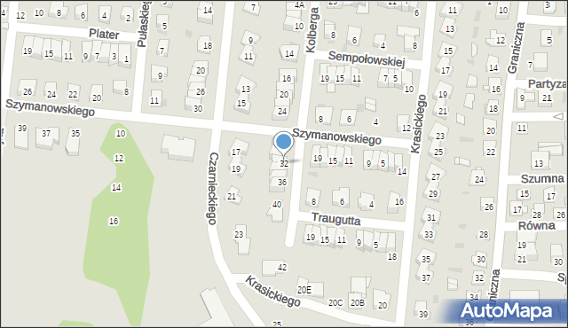 Ciechanów, Kolberga Oskara, 32, mapa Ciechanów