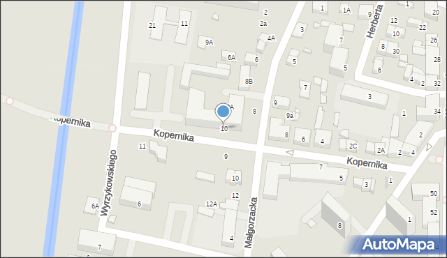 Ciechanów, Kopernika Mikołaja, 10, mapa Ciechanów