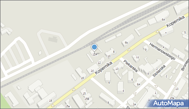 Ciechocinek, Kopernika Mikołaja, 12A, mapa Ciechocinek