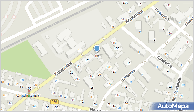 Ciechocinek, Kopernika Mikołaja, 15a, mapa Ciechocinek