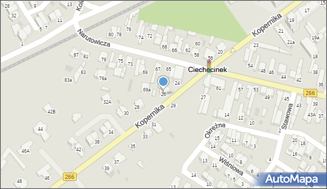 Ciechocinek, Kopernika Mikołaja, 26, mapa Ciechocinek