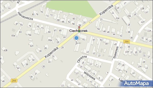 Ciechocinek, Kopernika Mikołaja, 27, mapa Ciechocinek