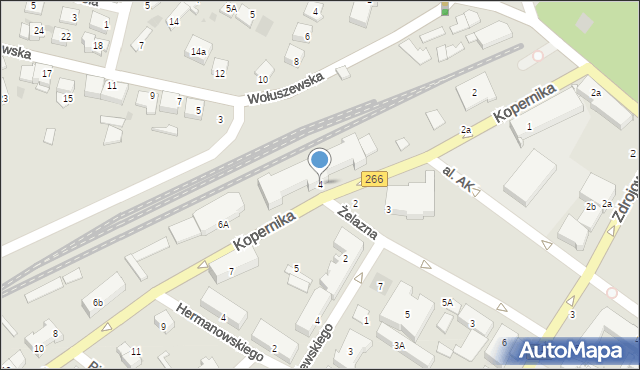 Ciechocinek, Kopernika Mikołaja, 4, mapa Ciechocinek