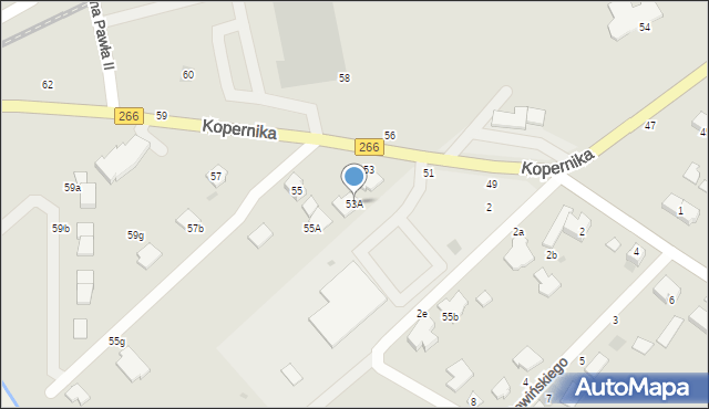 Ciechocinek, Kopernika Mikołaja, 53A, mapa Ciechocinek