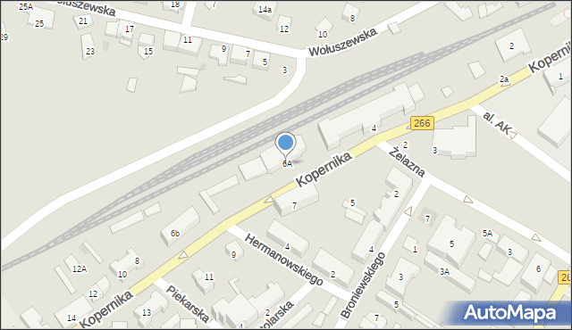 Ciechocinek, Kopernika Mikołaja, 6A, mapa Ciechocinek