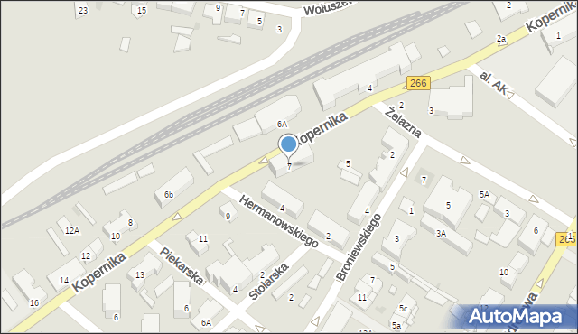 Ciechocinek, Kopernika Mikołaja, 7, mapa Ciechocinek