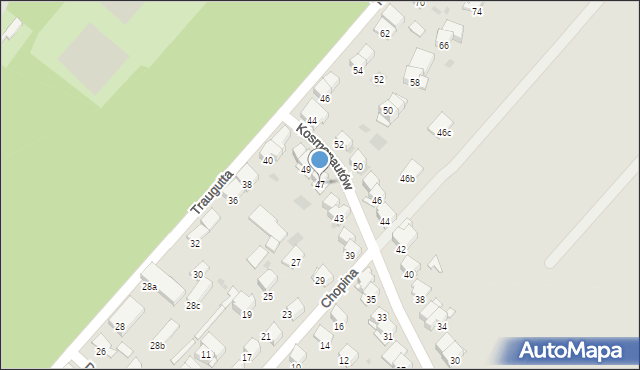 Ciechocinek, Kosmonautów, 47, mapa Ciechocinek