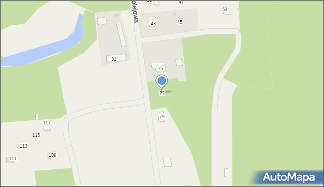 Cieksyn, Kolejowa, 77, mapa Cieksyn