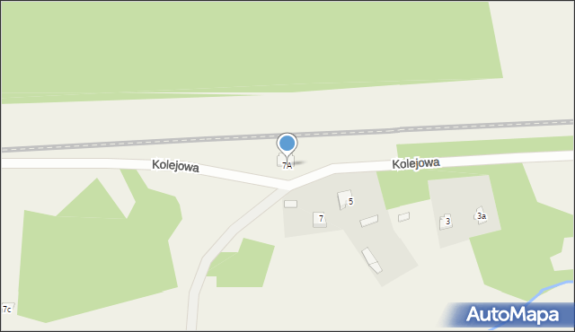 Cieksyn, Kolejowa, 7A, mapa Cieksyn