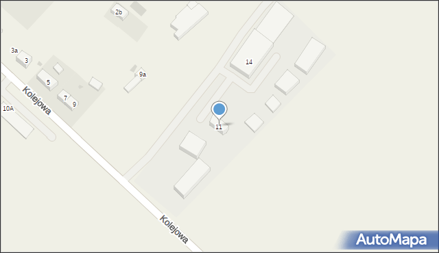 Ciepłowody, Kolejowa, 11, mapa Ciepłowody