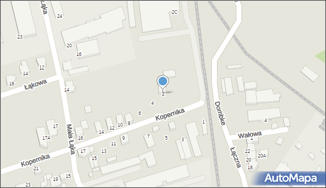 Cieszyn, Kopernika Mikołaja, 2, mapa Cieszyna