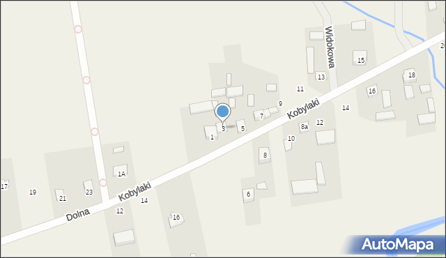 Ćmińsk, Kobylaki, 3, mapa Ćmińsk